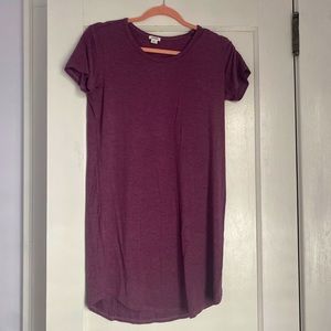 Magenta T-Shirt Dress